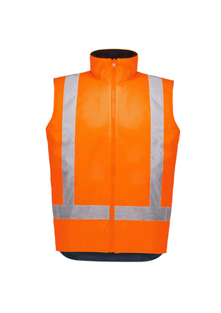 Unisex Hi Vis Waterproof Reversible Vest